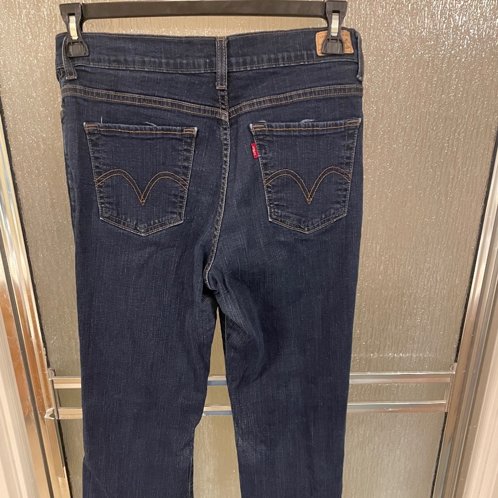 Levi’s •Y2K  Dark Wash Stretch Bootcut Jeans • 10 Long - Picture 2 of 11